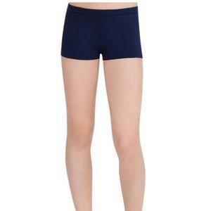 Capezio Dance shorts/ Size intermediate in NAVY